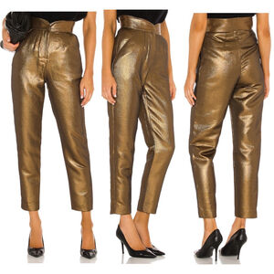 Ronny Kobo Dorathy Pants in Antique gold Sz M NWOT